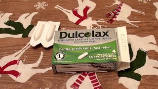 Dulcolax Medicated Laxative Suppositories CONSTIPATION RELIEF IS HERE [upl. by Alvie]