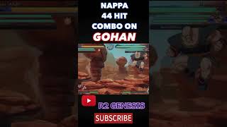 Nappa 44 Hit Combo On Gohan [upl. by Ainnek]