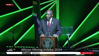 Investing in African Mining Indaba  SA working with role players to overcome challenges Ramaphosa [upl. by Enaht396]