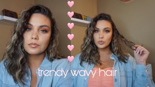 Wavy Hair Tutorial  Conair Waver Review [upl. by Wentworth]