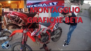 GRAFICHE MOTO PERSONALIZZATE HYENA IT MONTAGGIO [upl. by Bratton151]