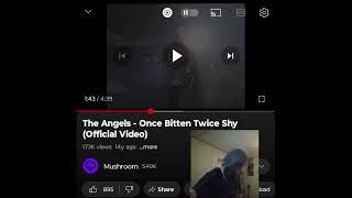 THE ANGELS ONCE BITTEN TWICE SHY GREAT VERSION OF THIS SONG 💜🖤INDEPENDENT ARTIST REACTS [upl. by Scotty384]