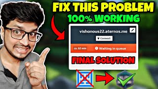 How To Fix Aternos Waiting in Queue Problem  Best Free 247 Minecraft Server Hosting [upl. by Salman41]