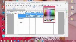 OpenOffice Textfeld einfügen Zeilenabstand ändern Hintergrundfarbe ändern Tabelle einfügen [upl. by Ariahaj]