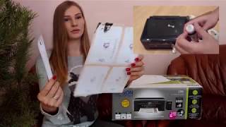 Принтер  МФУ Epson l386 полгода пользования о минусах  распаковка [upl. by Mirna807]