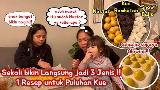 1 RESEP UNTUK PULUHAN KUE⁉️BIKIN NASTAR TERSIMPLE SEJAGAT RAYA HASILNYA NO KALENG2‼️ [upl. by Snow]