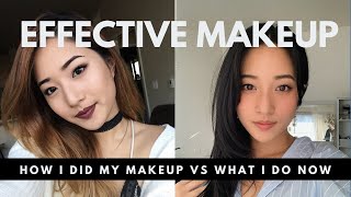 EFFECTIVE MAKEUP how i did my makeup vs what i do now very detailed [upl. by Kari]