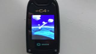 Sagem MyC42 Startup and Shutdown With External Display [upl. by Nellek]