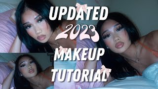 My Updated Makeup Tutorial 2023 Beginner Friendly  Fav Lip Products [upl. by Eisenstark]