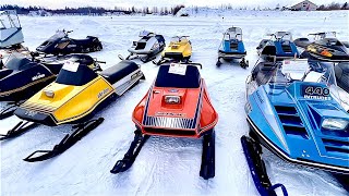 ALASKA VINTAGE SLEDS RACING WEEKEND 2024 Drags Ovals Closed Course [upl. by Nickolai937]