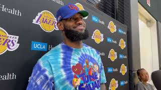 LeBron James on how he quotkeeps the juices still flowingquot entering his 21st NBA season [upl. by Doreen]