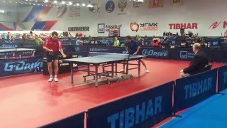 Aleksandar Karakasevic vs Simon Gauzy European Championships 2015 [upl. by Natelson]