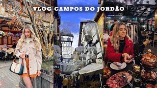 VLOG de 2 dias em Campos do Jordão fondue barato cafeteria linda amp mais  Carine Reis [upl. by Eissac]