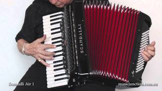 Scandalli Air 1 accordion demonstration [upl. by Hnahc]