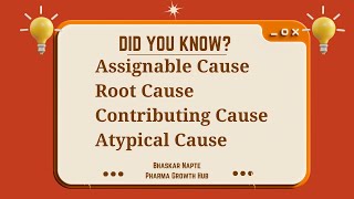 What is Assignable Cause Root Cause Contributing Cause and Atypical Cause [upl. by Greenlee]