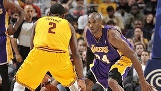 Kobe amp Kyrie duel in Cleveland [upl. by Linnell]