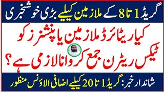 Income Tax Return for Pensioners in Pakistan  Allowances for Govt Employees  StepbyStep Guide [upl. by Dirrej741]