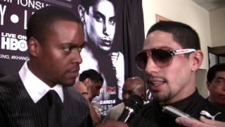 Danny Garcia vs Amir Khan Post Fight One on One [upl. by Alaet]