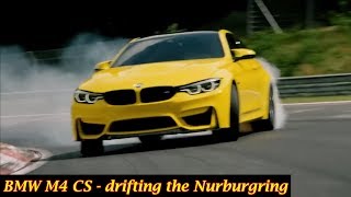 BMW M4 CS  Drifting the Nurburgring [upl. by Fellner549]