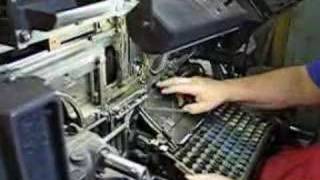 Linotype Machine [upl. by Reyaht]