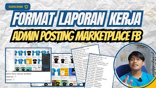 🔴FORMAT LAPORAN PUBLISHER KEYWORD amp LOKASI AGAR POSTINGAN MARKETPLACE FACEBOOK DILIHAT BANYAK ORANG [upl. by Leirad152]