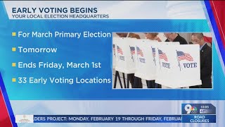 Early voting in Texas Primary begins this week [upl. by Asirral]