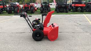 Ariens Deluxe 24 2 Stage Snowblower 254cc Ariens AX 125 ftlbs Torque Engine 921045 Walkaround [upl. by Anoit]