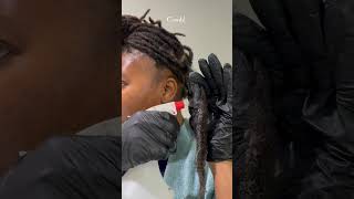 Combing out locs after 6 years combingoutlocs [upl. by Lleinad]