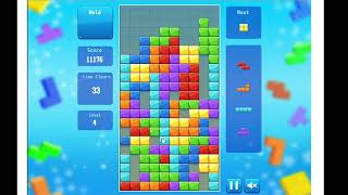 テトリス 無料ゲーム【Tetris HTML5】ダウンロード不要 39 [upl. by Eseekram]