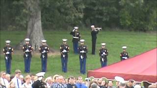 Military Salute and TAPS for Lance Cpl Alec Terwiske  9142012 [upl. by Wina]