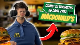 Quand tu TRAVAILLES au DRIVE de MACDONALDS 🥲 [upl. by Eciral327]