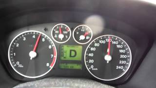 Ford Focus 16 4speed Automatic Kickdown at 100 kmh [upl. by Asital]