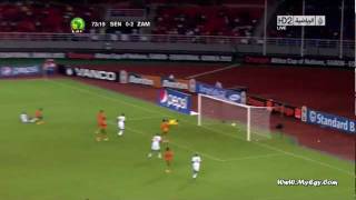 Senegal  1 vs 2  Zambia ● Africa Cup Of Nations 2012 [upl. by Redlac]