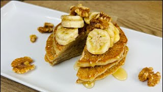 5 Ingredient Healthy Banana Pancakes  Alkaline Vegan Recipes [upl. by Jana]