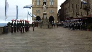 San Marino Cerimonia di investitura dei Capitani Reggenti 01 10 2013 [upl. by Cochran]