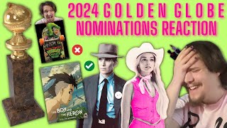 2024 Golden Globe Nominations REACTION [upl. by Jaye48]