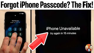 Forgot iPhone Passcode Heres The Fix 2023 [upl. by Tnattirb]