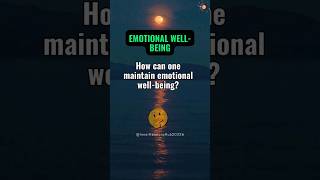 How can one maintain emotional wellbeing🫠motivation shorts psychologyfacts [upl. by Swithbert]