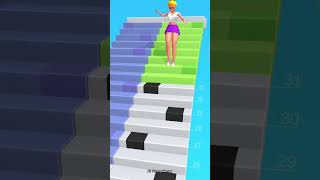 Dance Stairs Two Girls Race 😂 Rmigamerz  Oggy and Jack  All Funny Games cartoon bhoot wala [upl. by Nolitta]