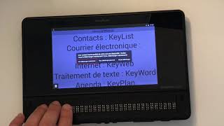 Première Configuration Tablette Android Google BrailleNote Touch BlocNote Braille [upl. by Vinn]