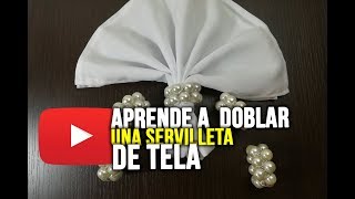 DIY CÓMO DOBLAR UNA SERVILLETA DE UNA FORMA MUY FÁCIL 😇🙃 [upl. by Nahsor]