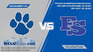 Glasgow Scotties vs FranklinSimpson Wildcats  High School Basketball [upl. by Derr581]