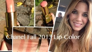 Chanel Fall 2013 Lip ColorReview and Demonstration with Icone and Secret [upl. by Ibbor669]