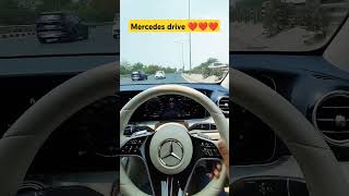 Mercedes drive❤️❤️😘😘 mercedes supercar cars luxurycar delhi youtube car song newsong music [upl. by Guttery]