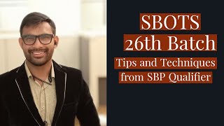 State Bank SBP SBOTS 26th Batch Paper Tips from Two Times Qualifier [upl. by Yonina737]