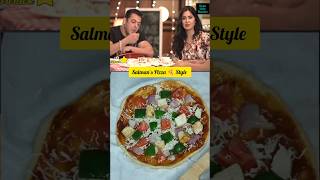 Salman Khans Style Pizza 🍕 Recipe shorts food pizza [upl. by Felicle]