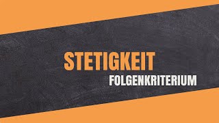 Stetigkeit einer Funktion mit dem Folgenkriterium zeigen  Folgenstetigkeit [upl. by Atsillak]