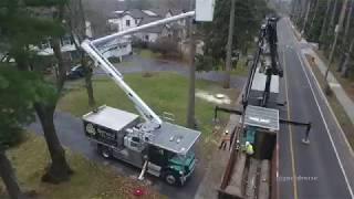 DTC 22 Declining Spruce Crane Assisted Tree Removals [upl. by Netnert]