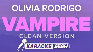 Olivia Rodrigo  vampire Karaoke Version [upl. by Hiasi]