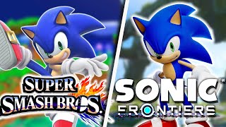 Super Smash Bros Combat vs Sonic Frontiers Combat  Sonic Comparison 2022 [upl. by Ernst]